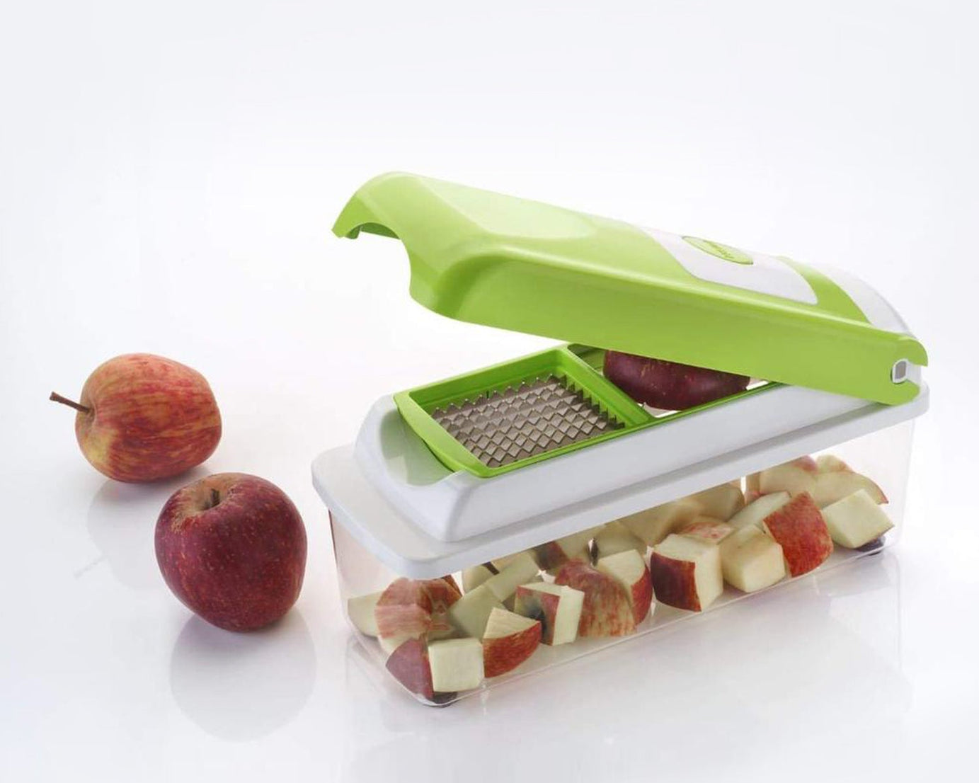 13-in-1 vegetable slicer and grater, plastic construction