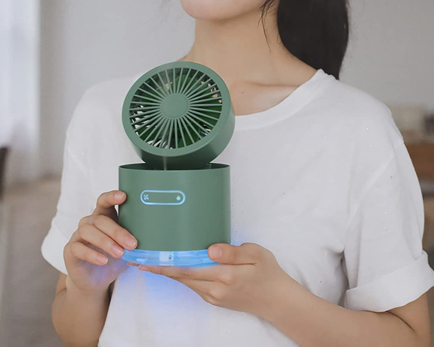 Mini desktop fan
