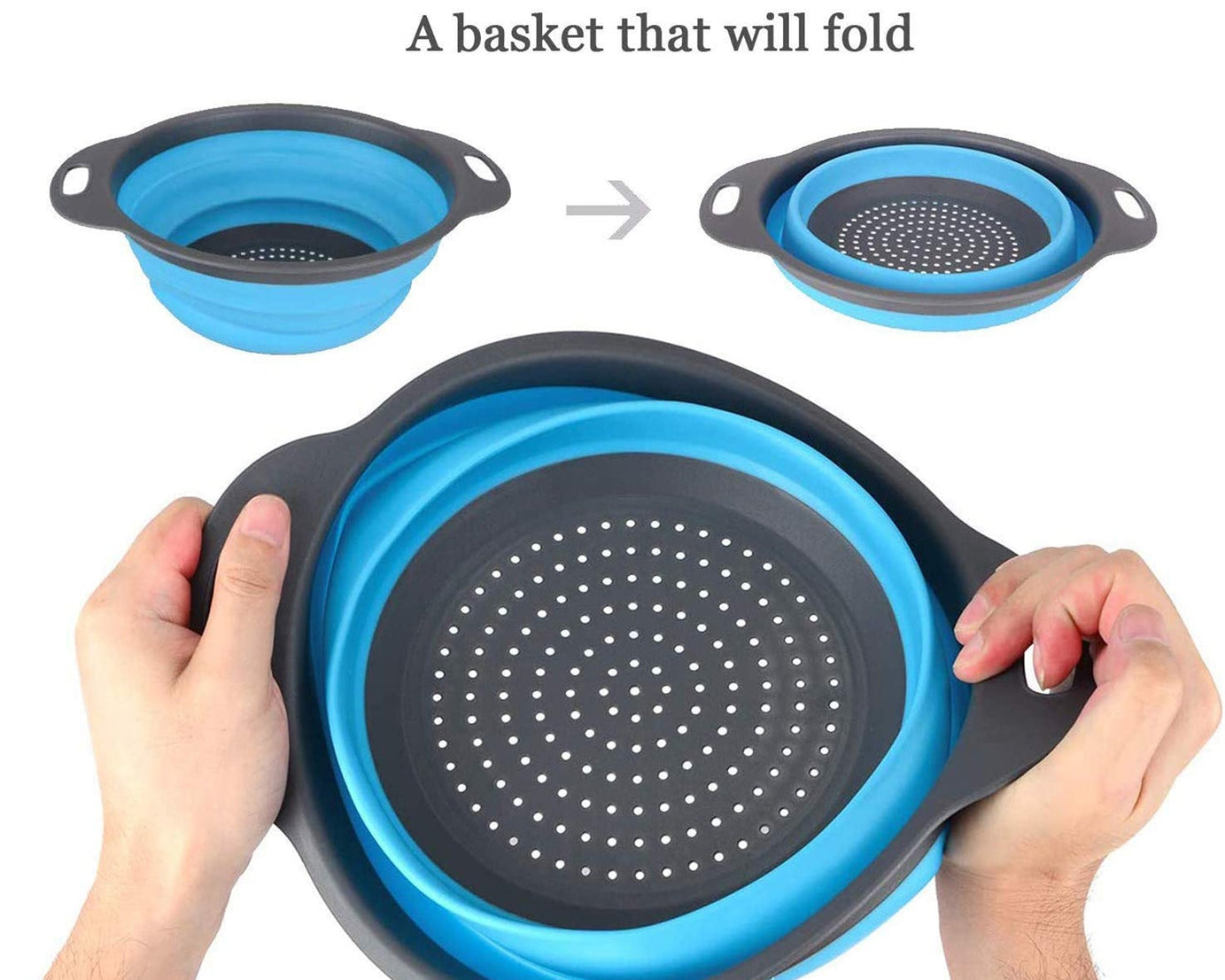Multi-purpose silicone strainer