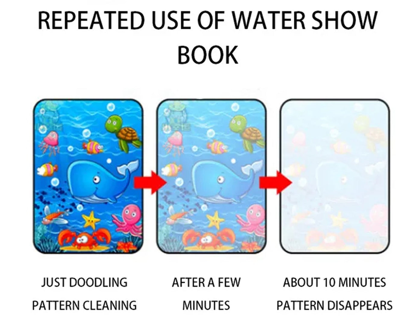 Magic painting book with water pen