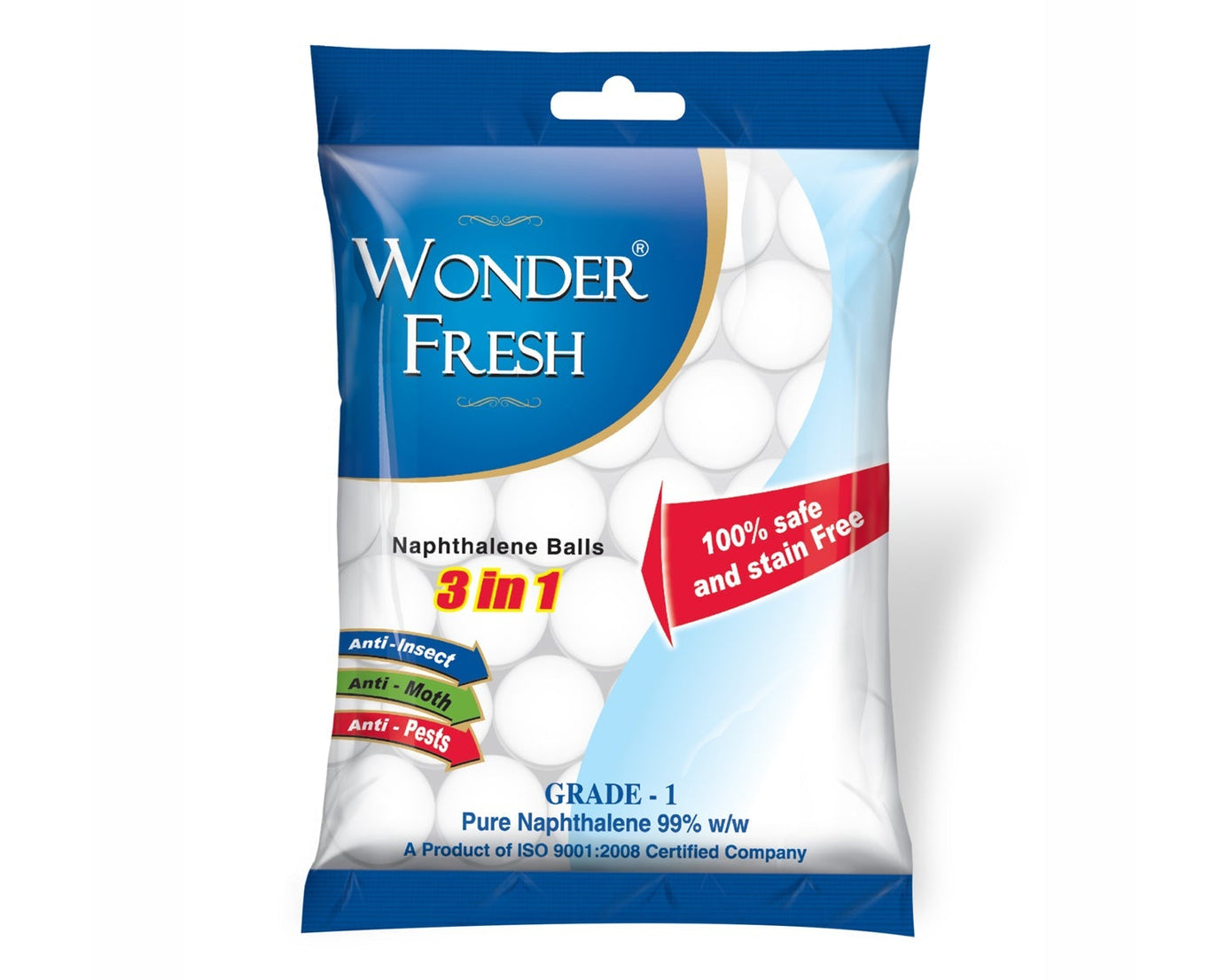 Naphthalene balls for clothes, bathroom, and pest deterrent