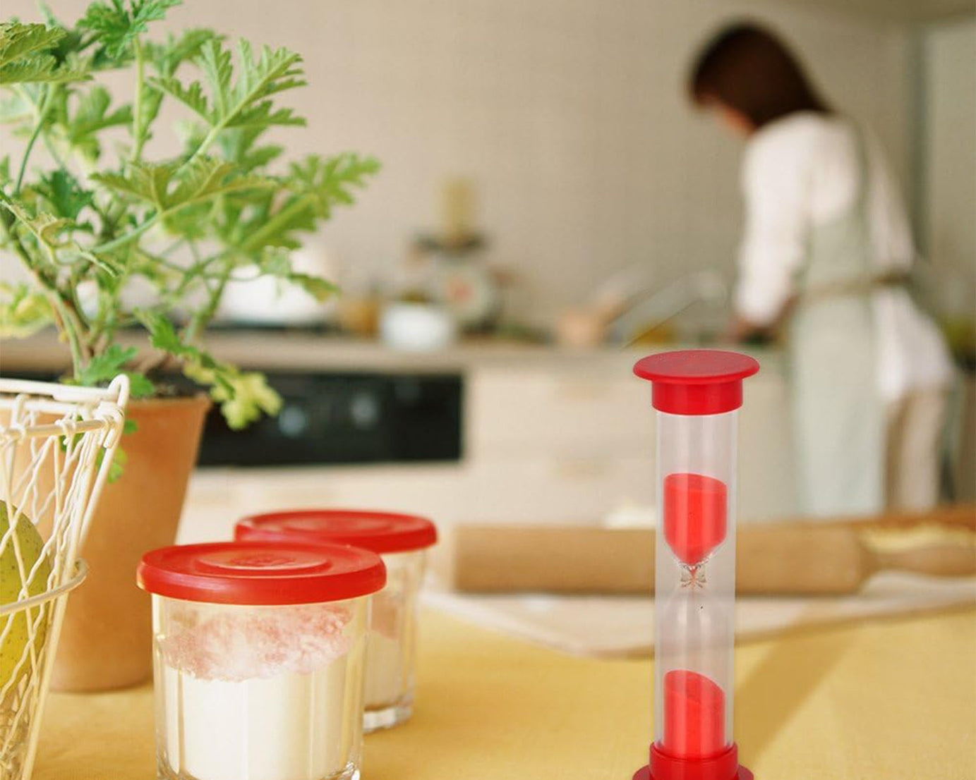 Sand Timer Plastic Hourglass, Sand Glass Toy Sand Clock for Kitchen, Office, School and Brushing Teeth for Bathroom Timer Clock Children Hourglass Sand glass Toothbrush Household Sand Clock (3 Min Approx / 5 pc)