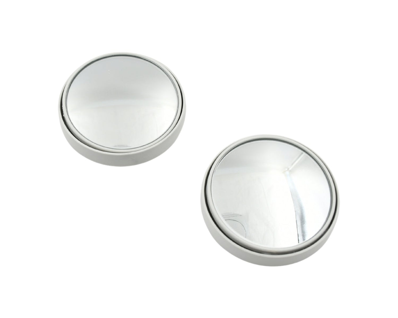 360DEGREE BLIND SPOT ROUND WIDE ANGLE ADJUSTABLE CONVEX REAR VIEW MIRROR - PACK OF 2
