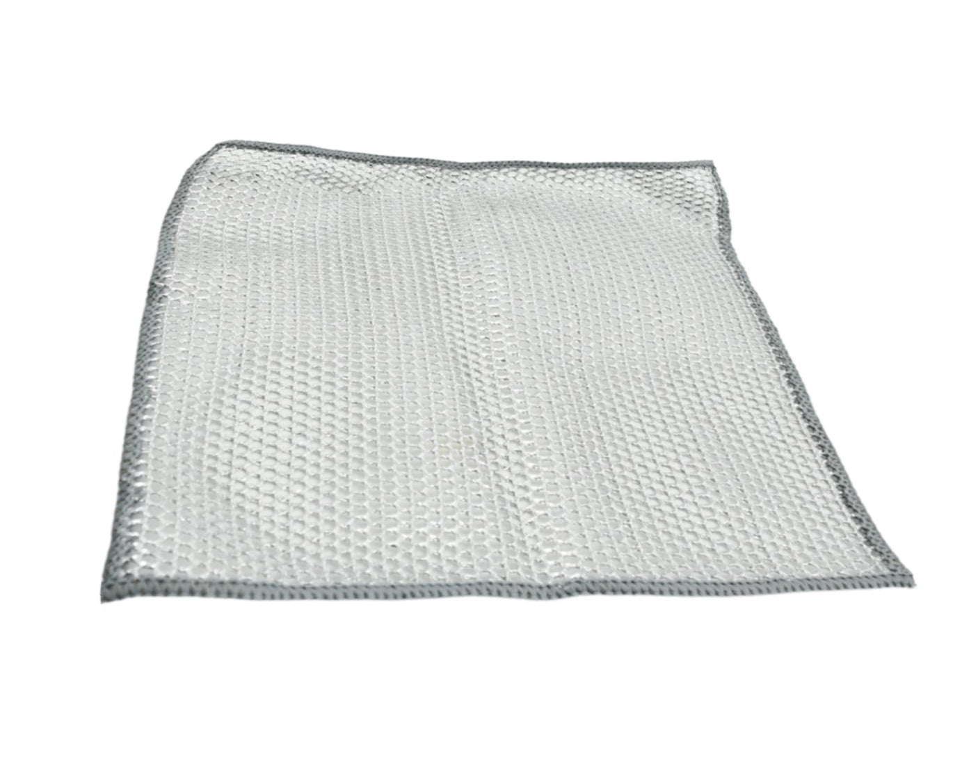 Double-Sided Multipurpose Microfiber Cloths, Stainless Steel Scrubber, Non-Scratch Wire Dishcloth, Durable Kitchen Scrub Cloth (1 Pc / 20 x 20 Cm)