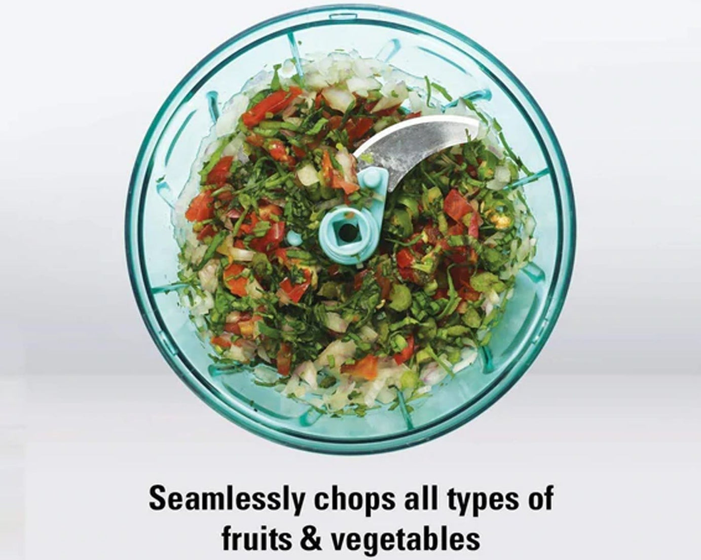 Handy Mini Plastic Vegetable Chopper Cutter, Onion Chopper Vegetables for Kitchen Accessories with 3 Blades