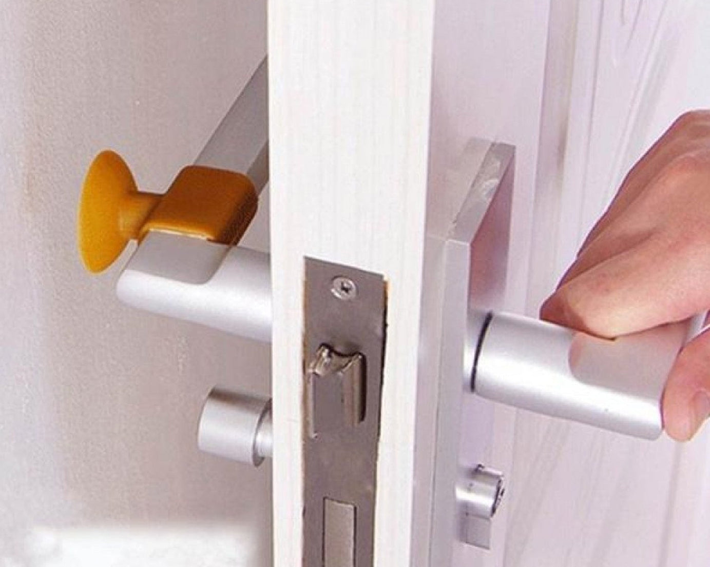 Silicone mini door stopper, anti-collision crash pad.