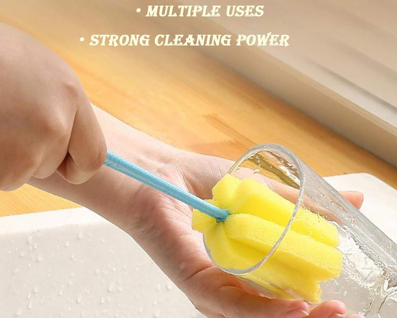 Sponge Head Household Kitchen Cleaning Tool (20Cm)