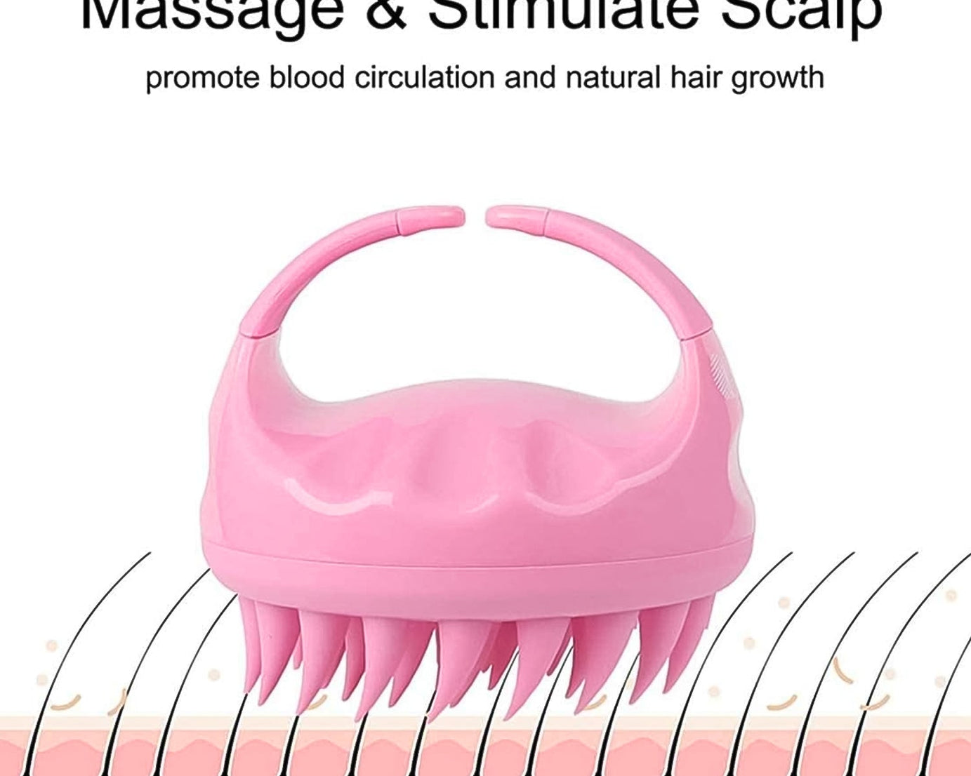 Scalp Massager, Head Massager Comb (1 Pc)