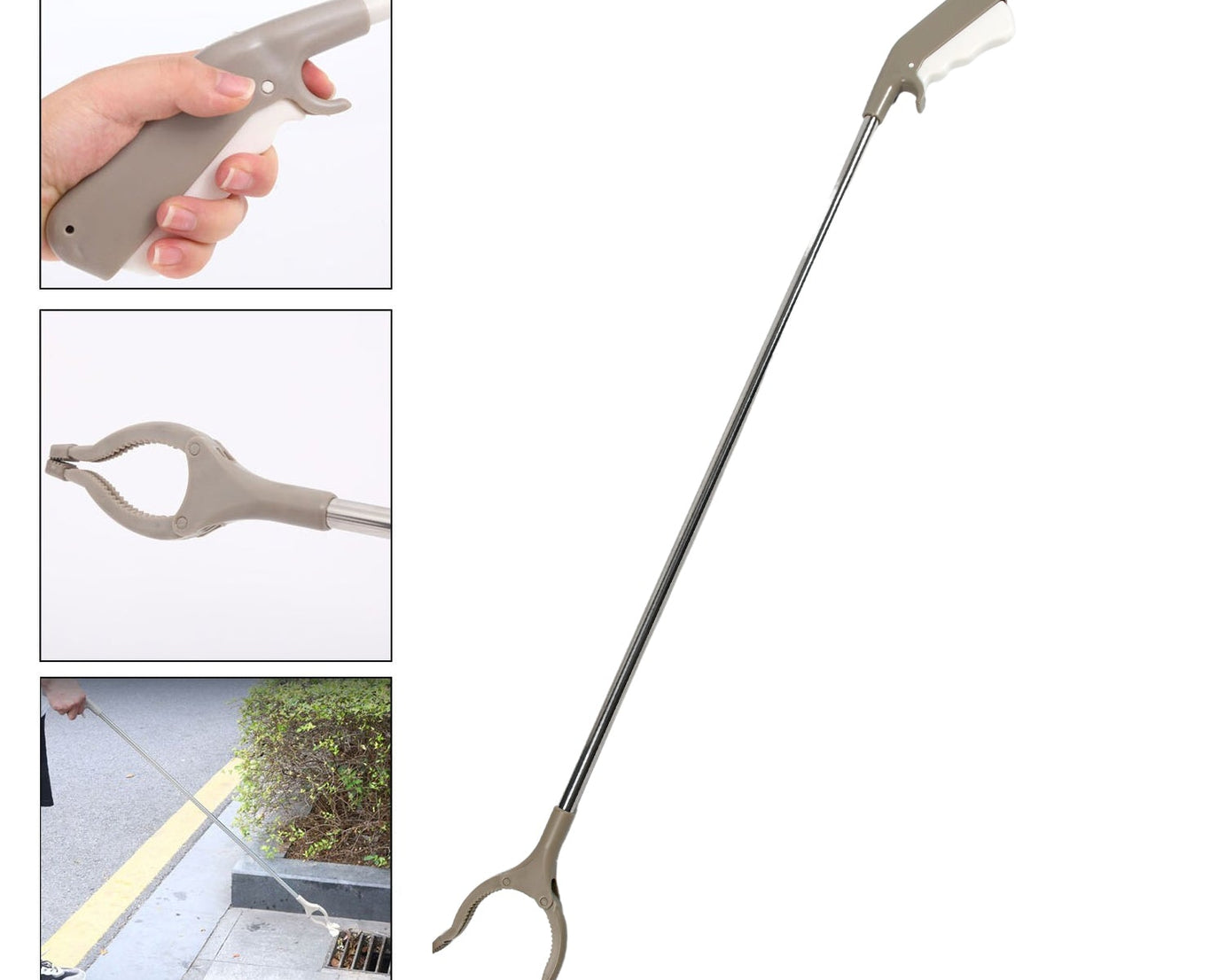 Garbage lifter claw tool