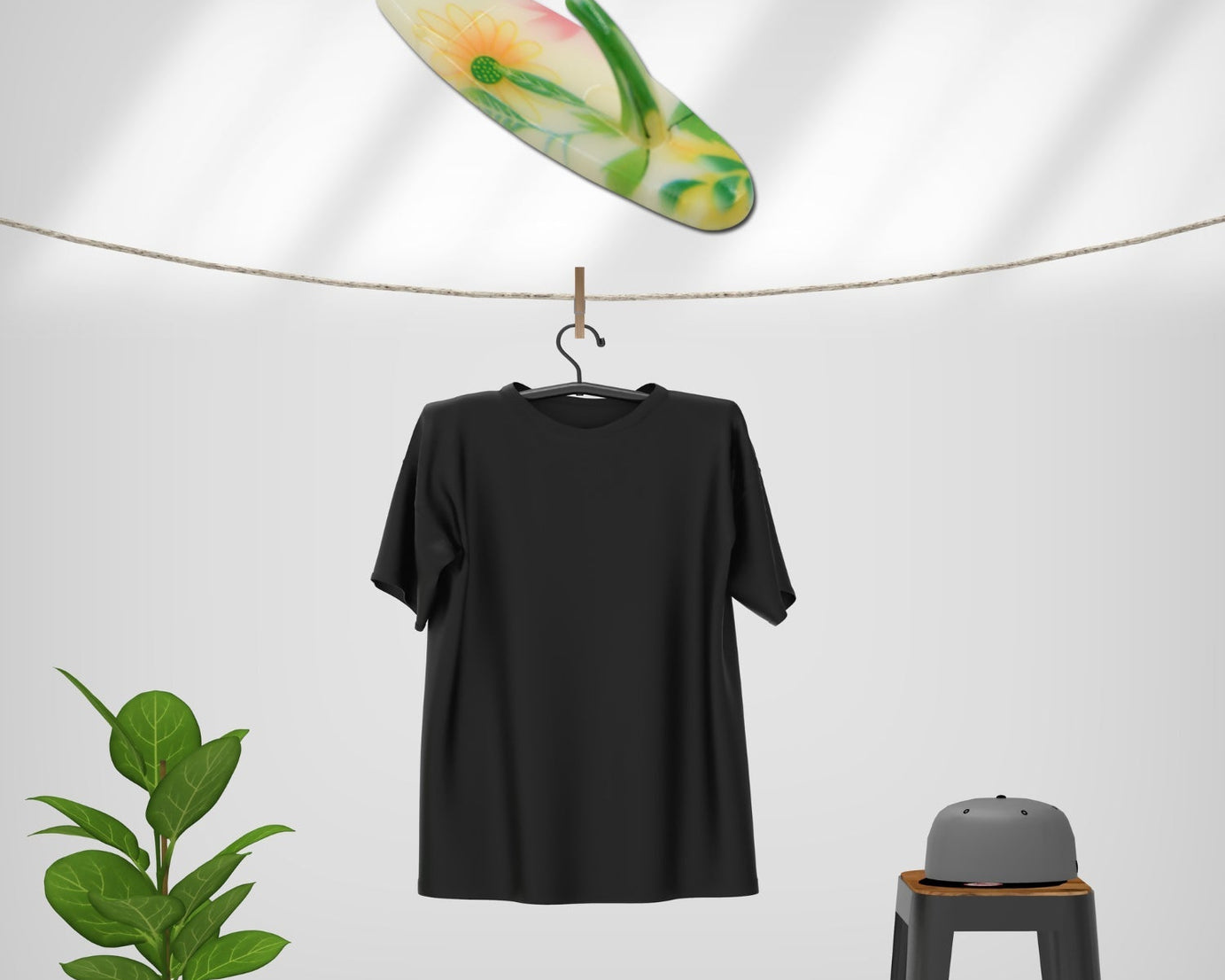 Sticky wall hooks for organizing, no nails