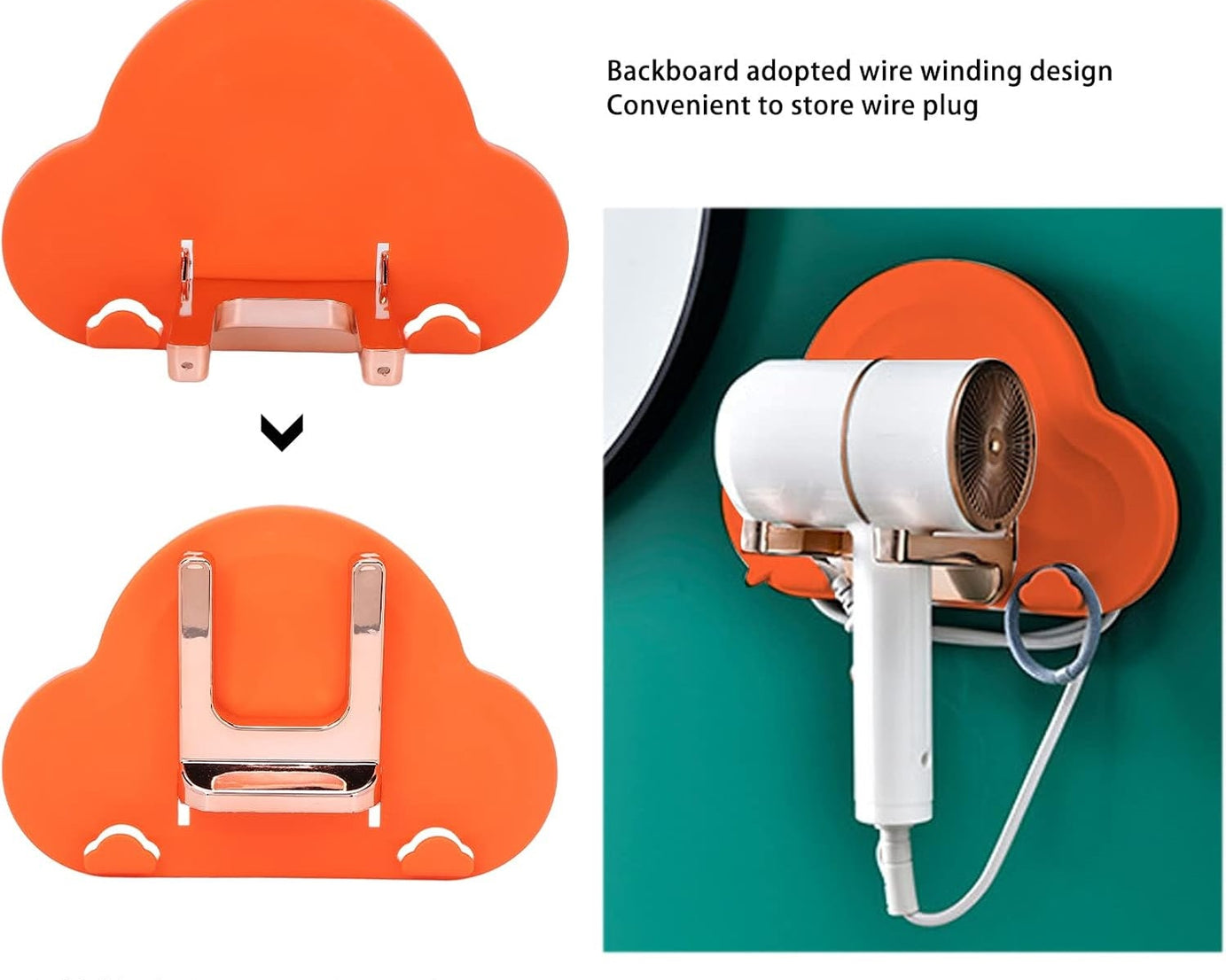 Plastic Hair Dryer Holder