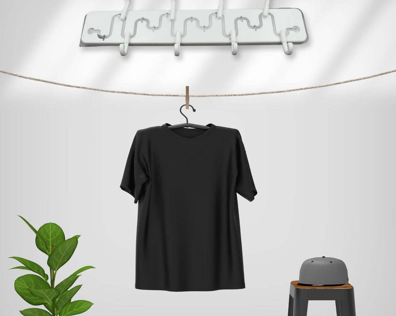 Adjustable Wall Hook: Slides for Easy Access (Bathroom & Home)