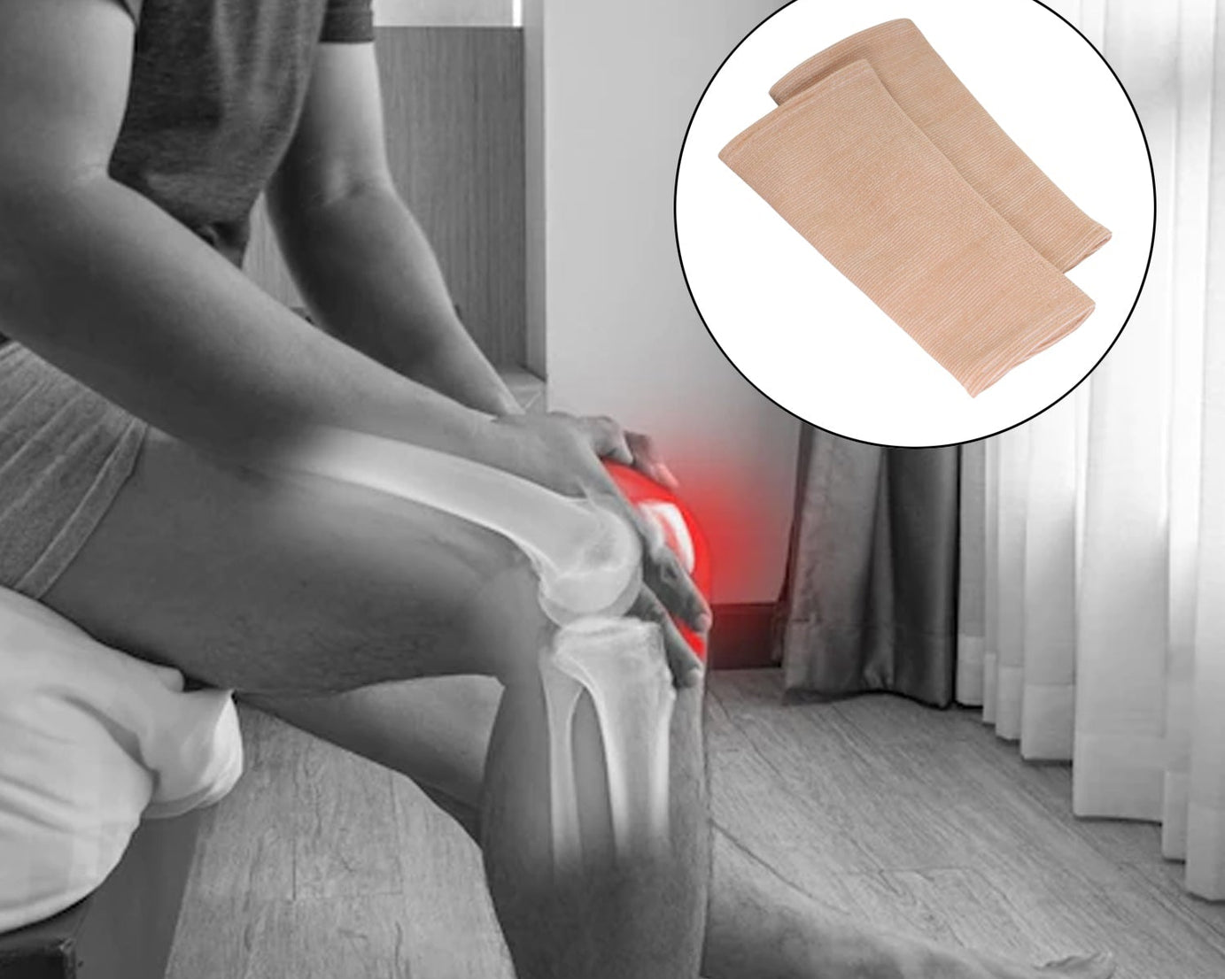 Large knee cap, ideal for extra support and pain relief
