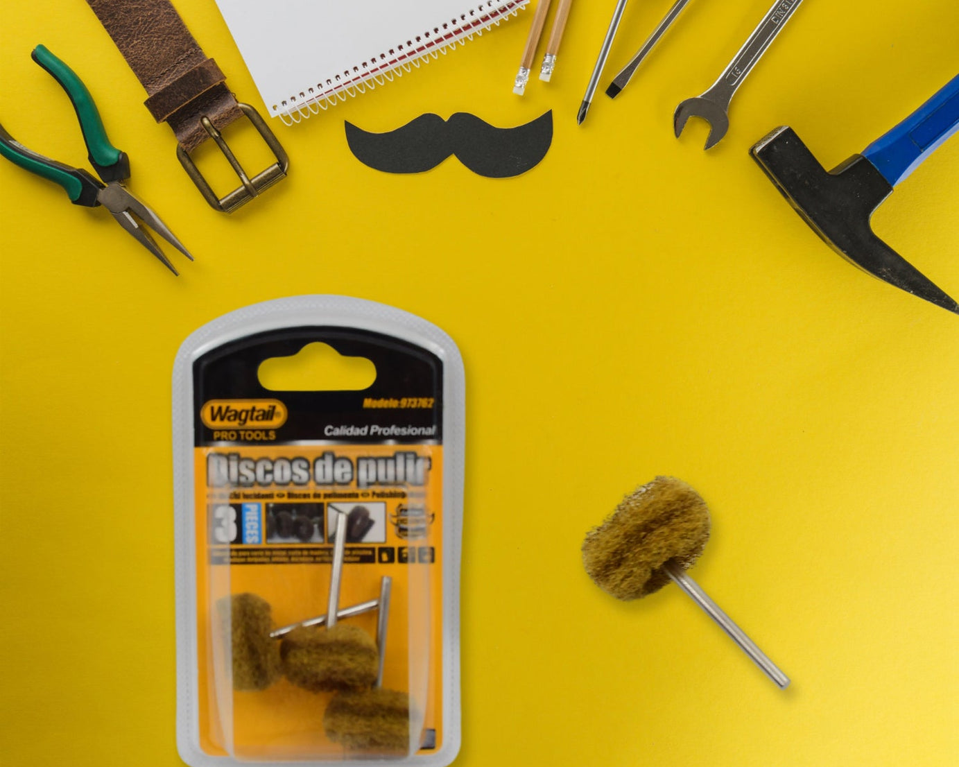 Abrasive Buffing Polishing Wheel Set (3 Pcs)