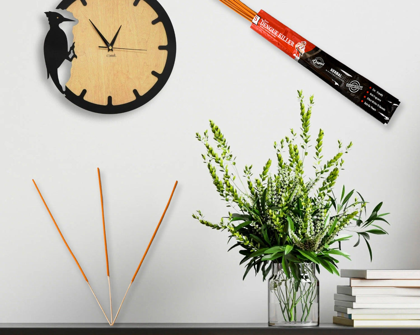 Mosquito Agarbatti Stick Herbal Mosquito Agarbatti  (1 Packet / 10 Sticks) (Incense Stick)