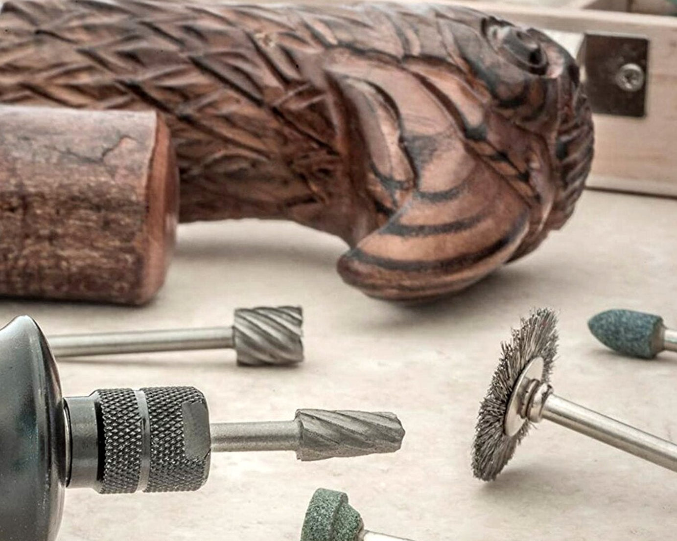 Rotary Tool Accessories Kit Mini Drill Bit Set