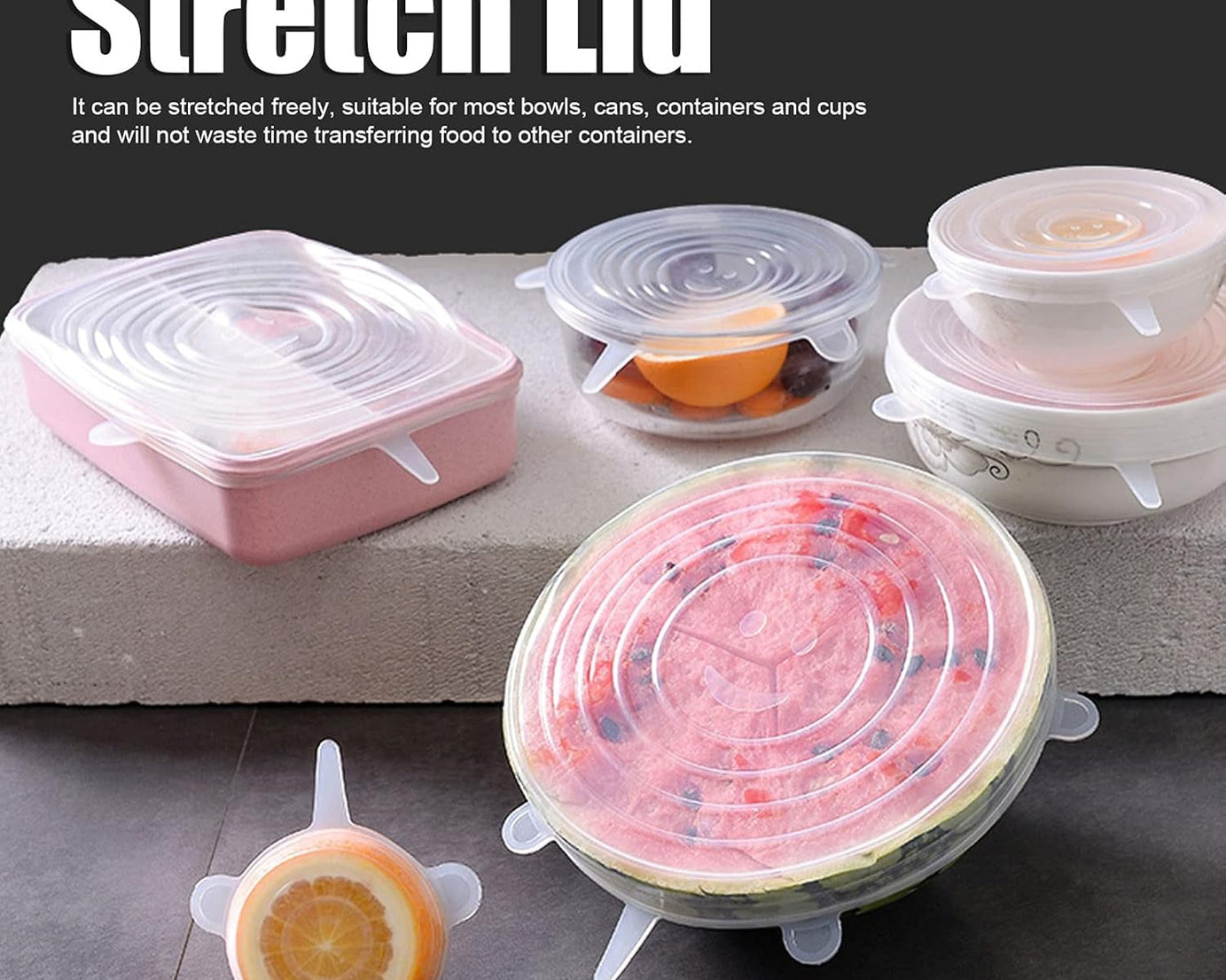 Flexible Silicone Food Covers