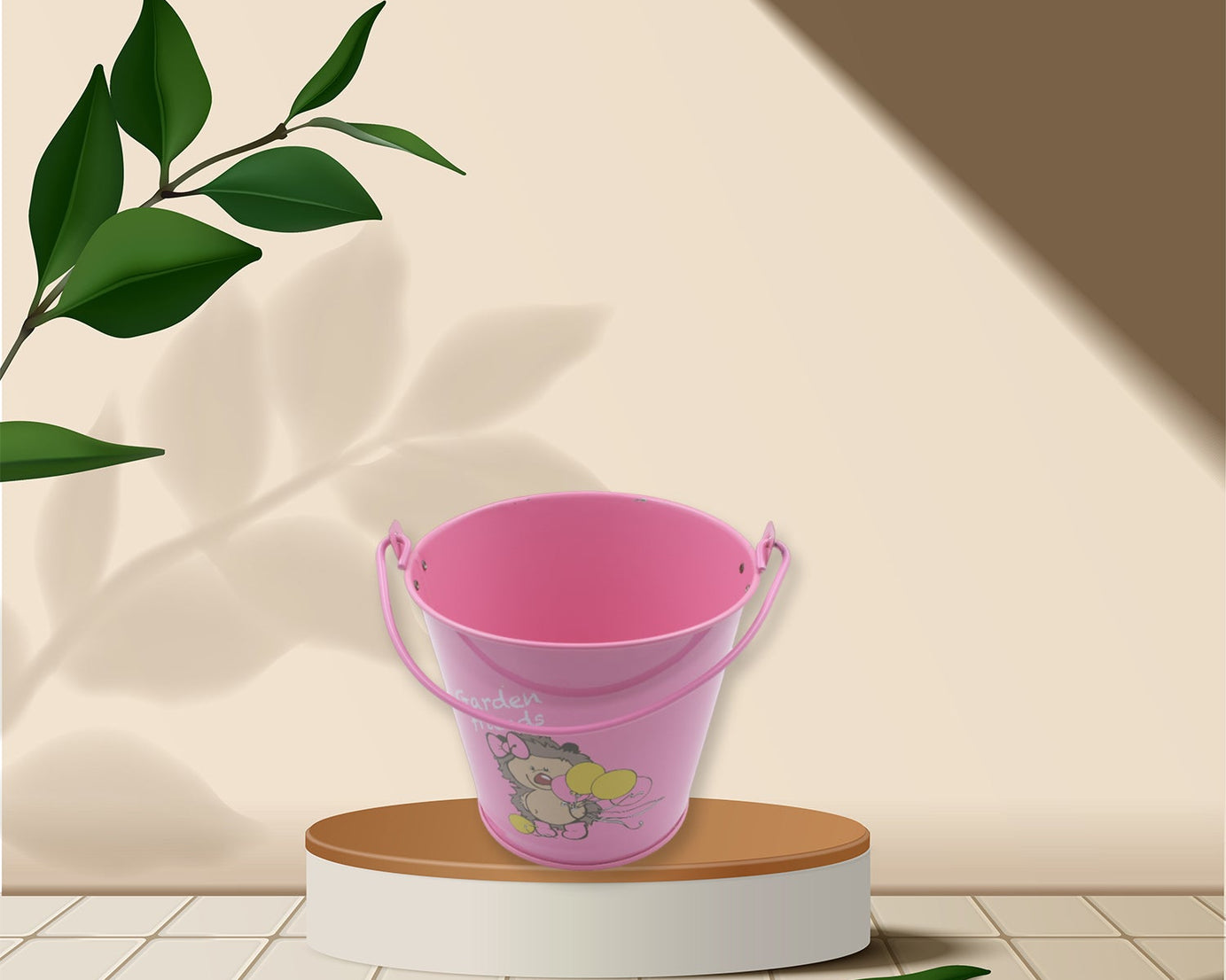 Small Metal Buckets with Handles, Bucket Plant Kids Pot Plant Succulents Metal Flower Bucket Metal Candy Bucket Ice Bucket Bucket Metal Succulent Flower Pot Creativity (1 Pc)