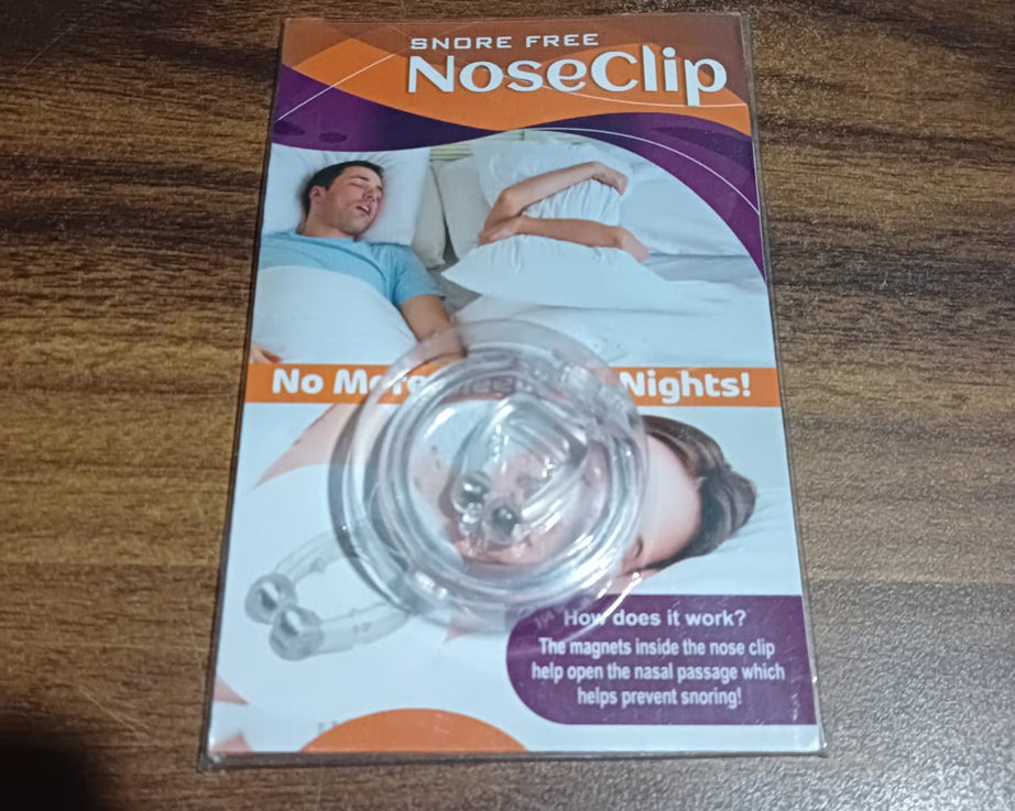 Anti Snore device for men and woman Silicone Magnetic Nose Clip For heavy Snoring sleeper, Snore Stopper, Anti Snoring Device (1 Pc)