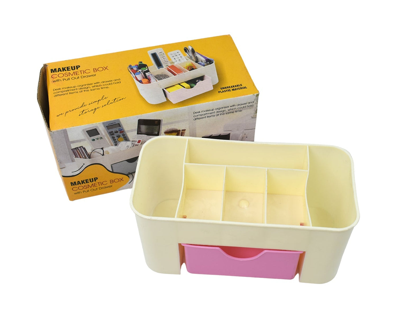 Detailed view of cutlery box, designed for efficient storage