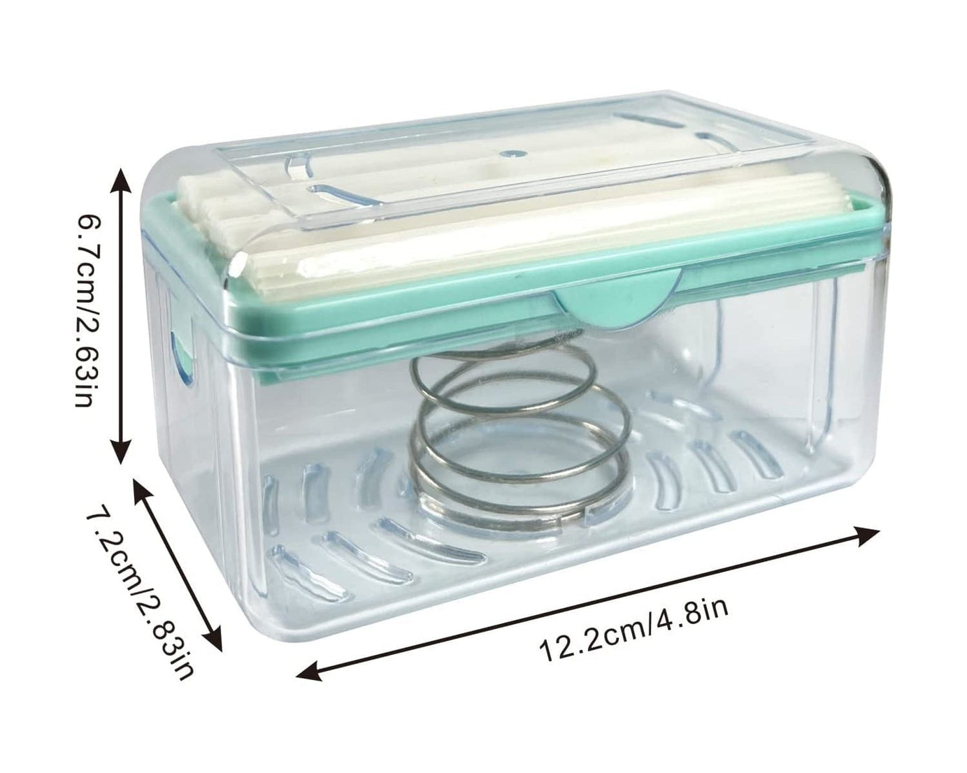 2-in-1 Portable Soap Dish & Dispenser: Roller, Drain Holes, Foaming