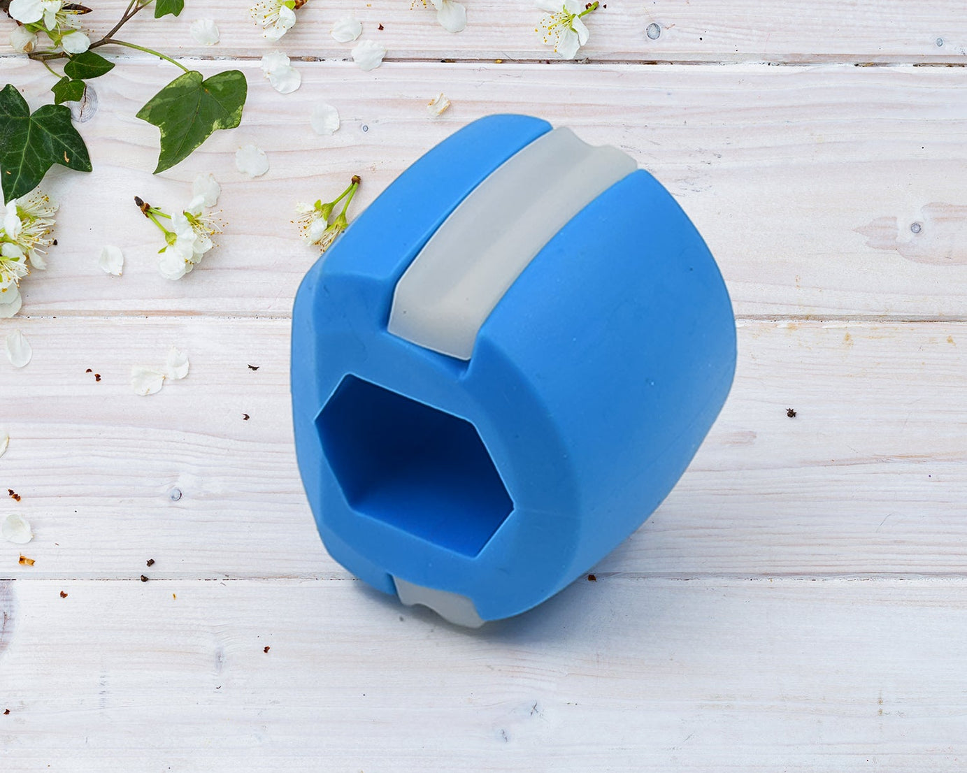 6101C CN BLUE MOUTH EXERCISER USED TO GAIN SHARP AND CHISELLED EASILY AND FAST.