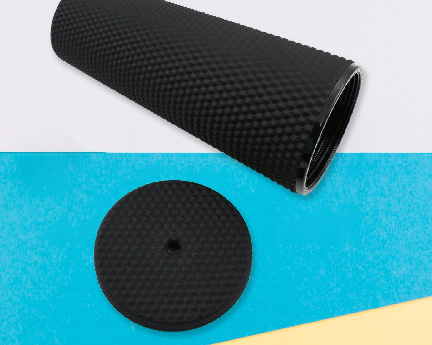 0304 Cup with Straw Reusable Matte Studded Tumbler with Leak Proof Lid Water Cup Travel Mug Coffee Ice Water Bottle Double Walled Insulated Tumbler BPA Free (1 Pc / Mix Color)