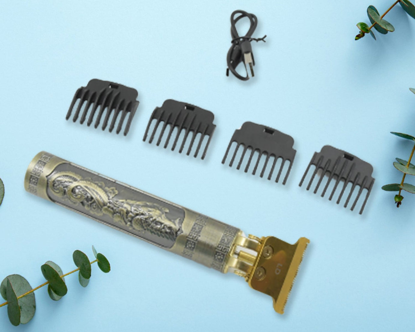 Hair Trimmer for Men Hair Style Trimmer, Professional Hair Clipper, Electric Shaving machine dry shaving for men - hair shaving and trimming beard With 4 adjustable blade clipper, Oil, Cleaning Brush