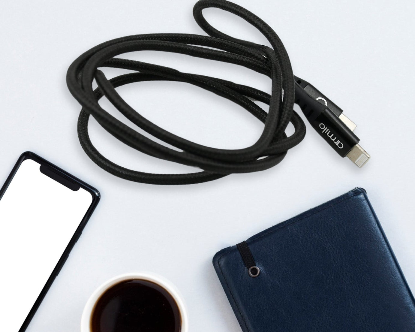 12642 2 in 1 USB-C Lightning Cable, iPhone Charging Cable, Fast Charging, Data Transfer, Heavy Duty, Type C Lightning Cable, PD Compatible, Type C Lightning Cable