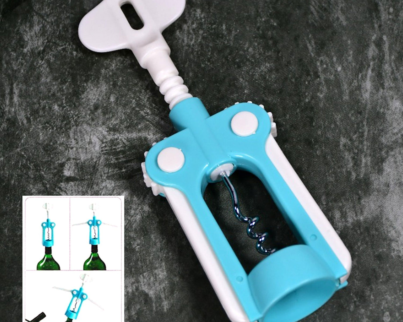 Waiter Wine Corkscrew Bottle Beer Cap Opener for Restaurants Bar Home