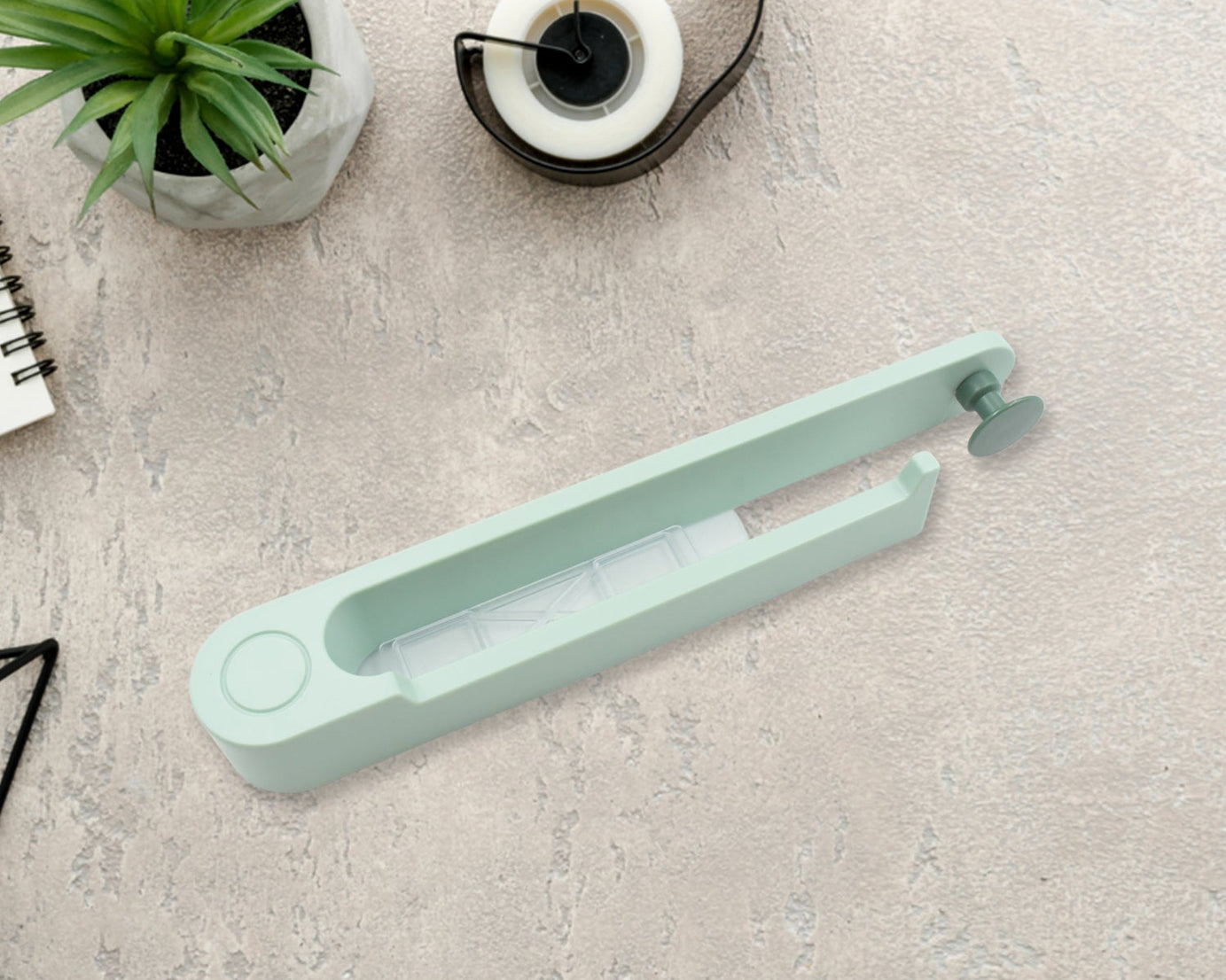 Modern Wall Rack: Round Hook Towel Holder (Durable Plastic, 1 Pc)