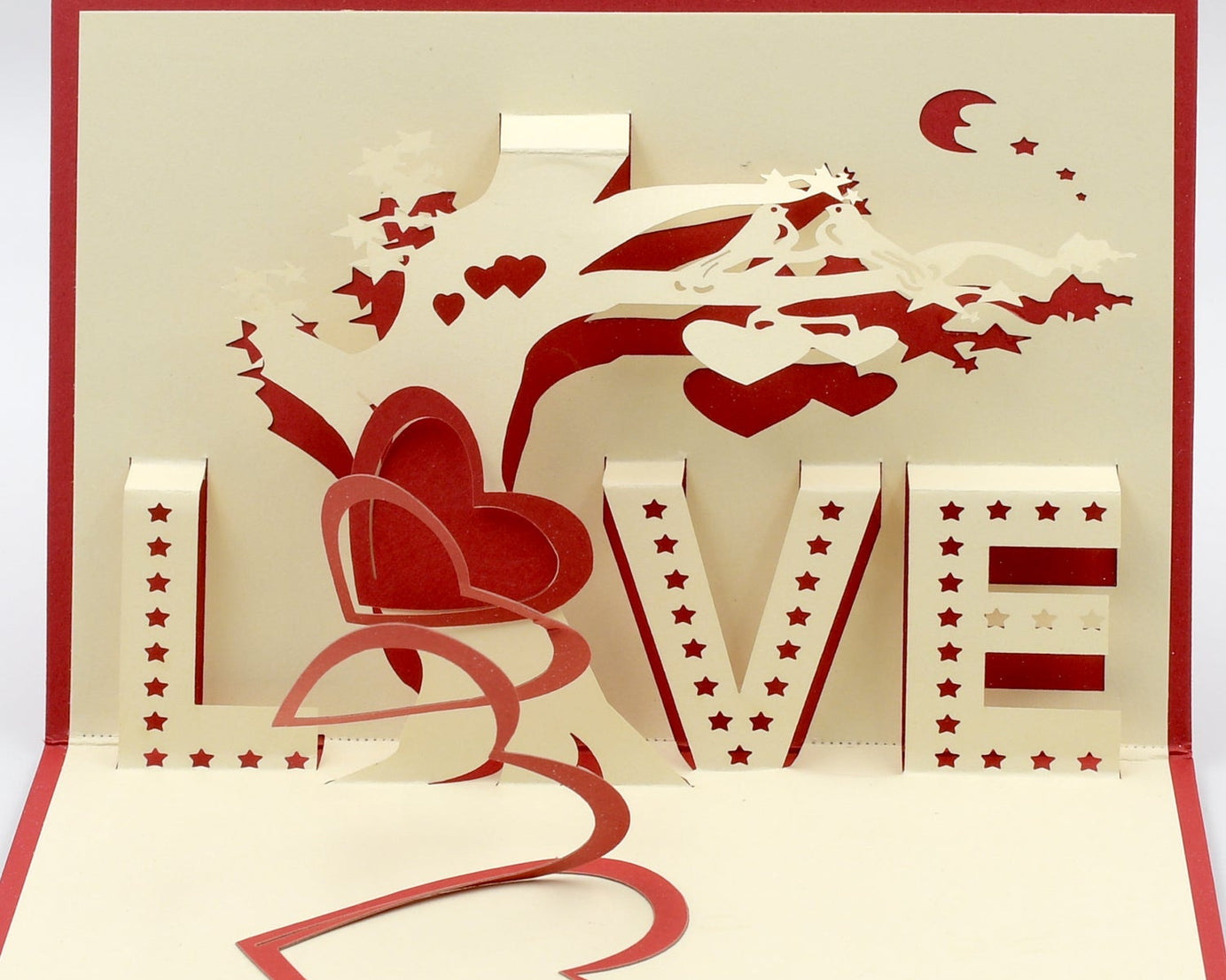 3D Paper Wish Card High Quality Paper Card All Design Card Good Wishing Card  (Birthday , Valentine , love , Christmas Card) (1Pc )