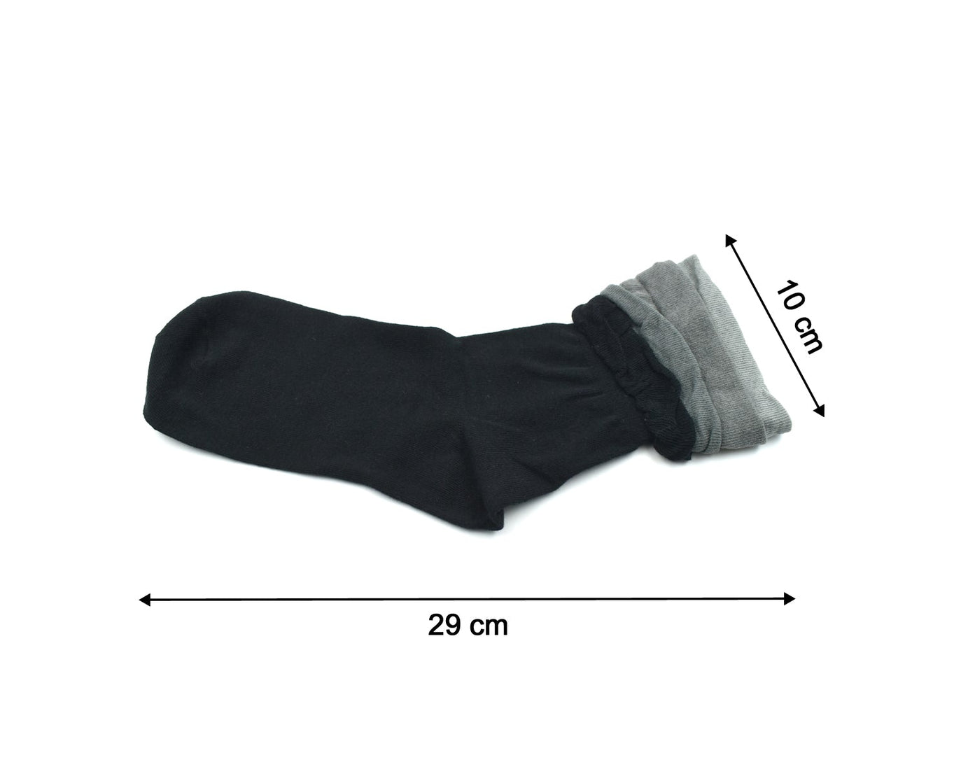 Skin-friendly socks with thick cushioning for support