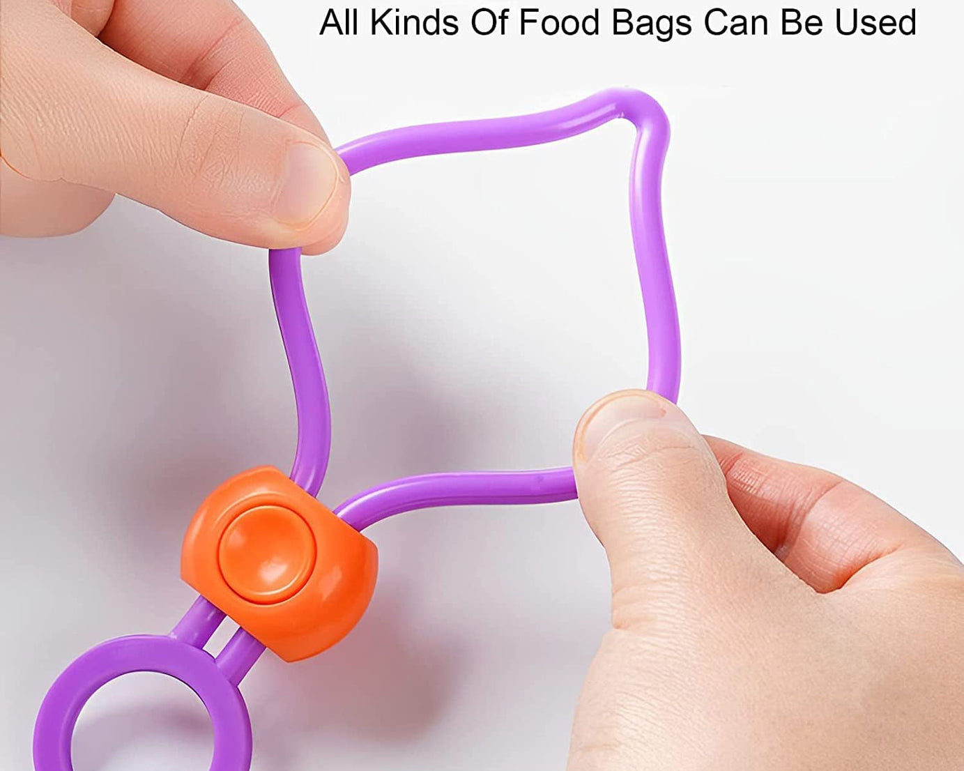 Bag Clips Food Clips, Multi-Purpose Sealer, Reusable Cable Ties, Cord Organizer, Bag Clips Food Clips, For Home Kitchen Office (1 Pc)