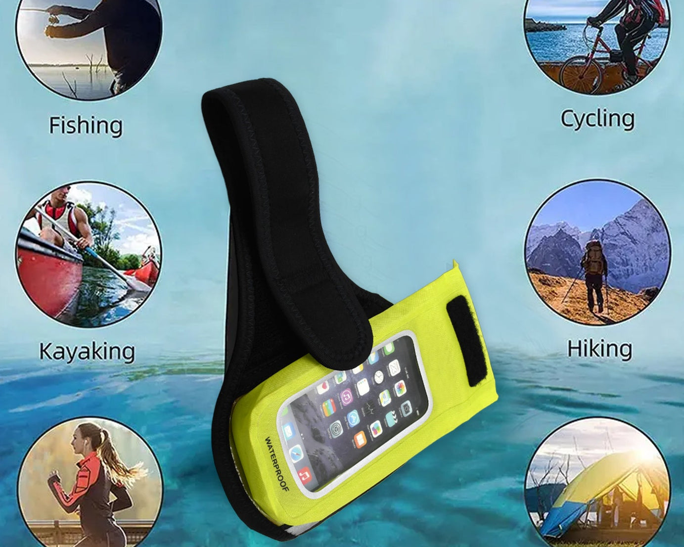 Sports Wrist Bag Running Arm Band Running Armband Phone Arm Pouch Case Cellphone Arm Band Phone Arm Case Holder Sports Phone Armbands Running Phone Holder (1 Pc)