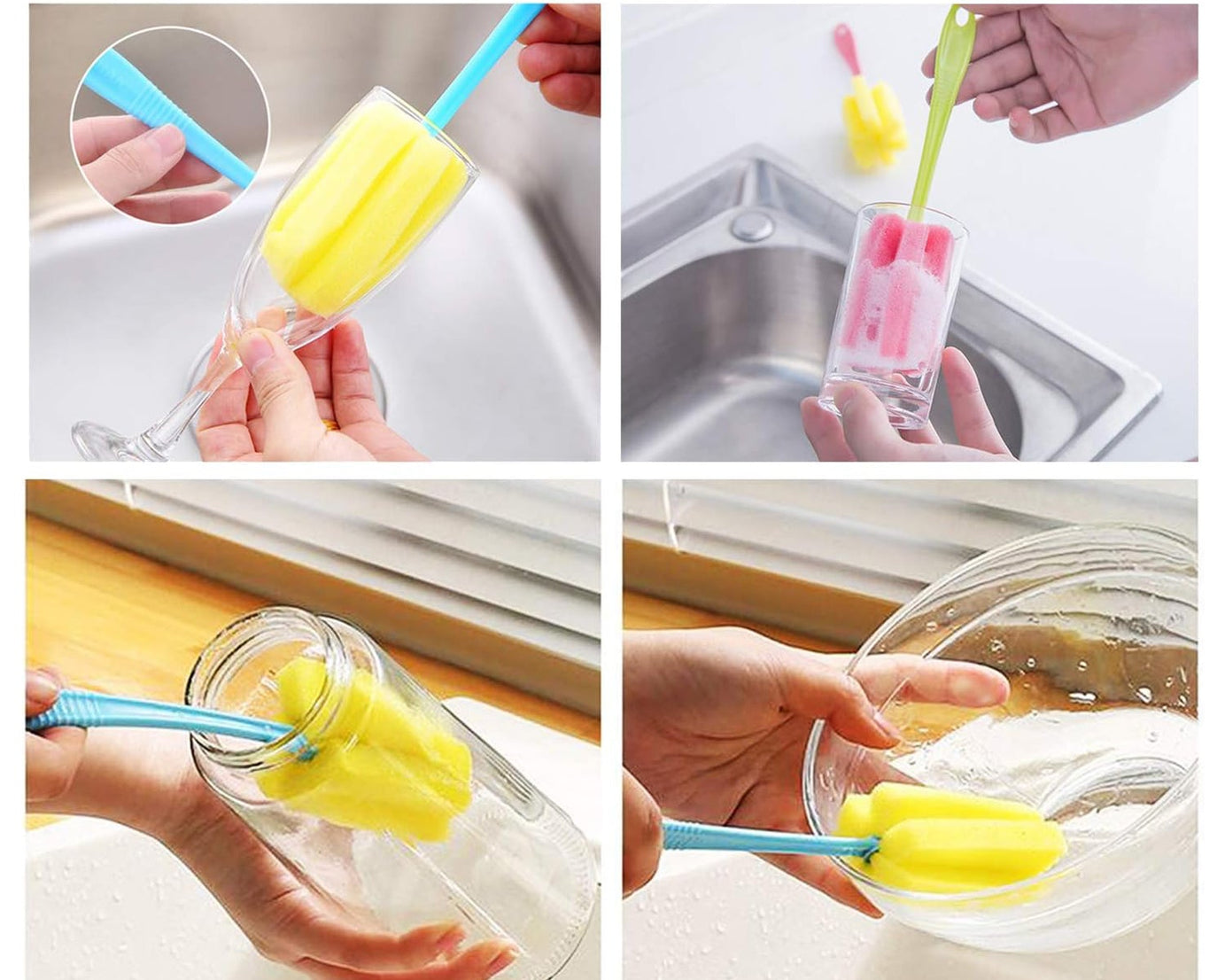 Sponge Head Household Kitchen Cleaning Tool (20Cm)