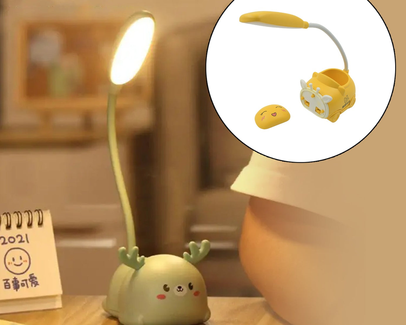 LED Reading Light, 360° Adjustment USB Charging Foldable USB Charging Desk Lamp, Creative Desk Lamp Led Table Light Desk Lamp for Homes for Offices (1 Pc )
