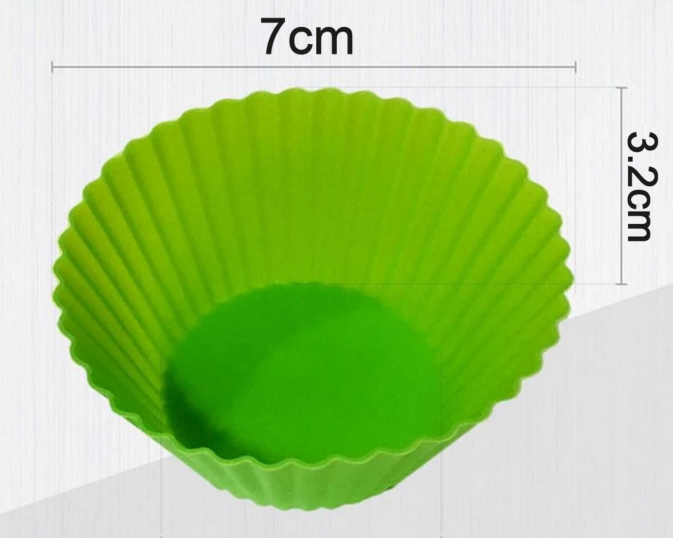 Silicone cupcake Shaped Baking Mold Fondant Cake Tool Chocolate Candy Cookies Pastry Soap Moulds (6 pc)