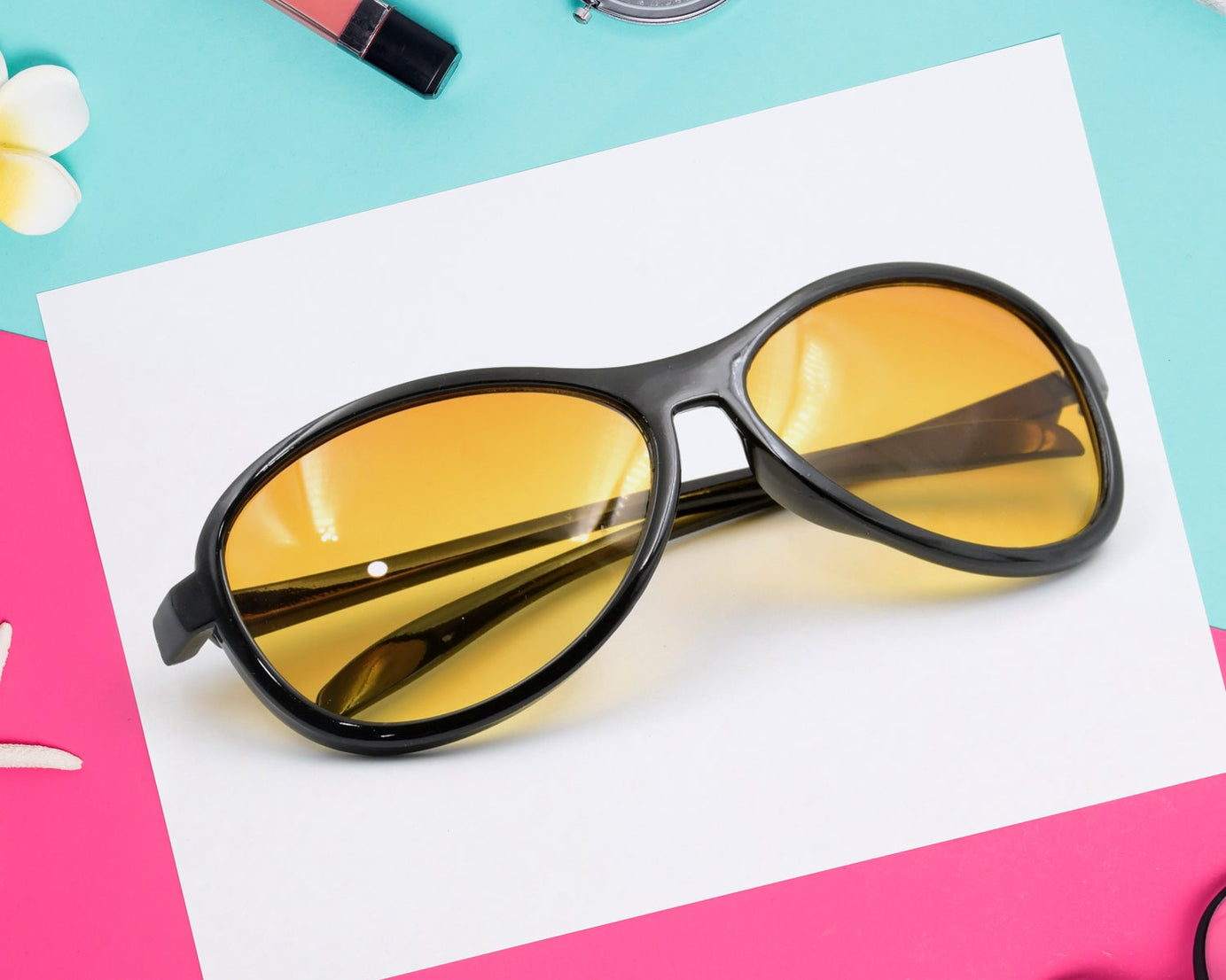 8764 Smart Vision Glasses UV Protected Sunglasses, Lightweight and Attractive Design 3D classic Sunglasses for Men & Women, Lightweight, Both Outdoor and Indoor Use (1 Pc )