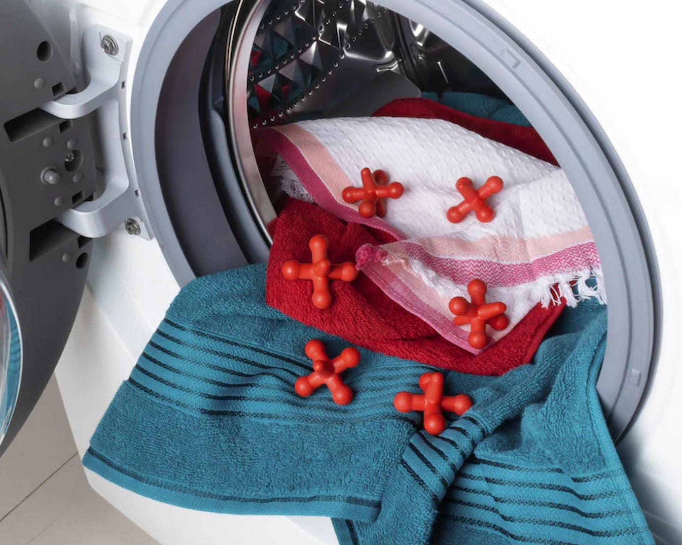 12533 Reusable Eco-Friendly Laundry Washing Balls for Washing Machine, Laundry dryer Ball (6 Pc Set)