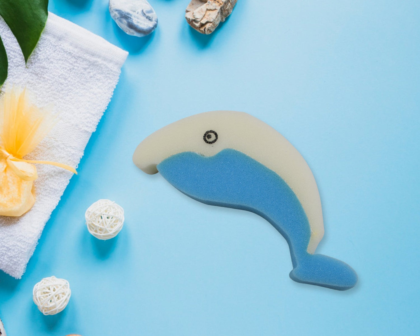 Dolfin Sponge Wipe Reusable Superior Quality Kitchen Cleaning Sponge-Trusted Performance, Easy To Use, Low Maintenance, Multi-Surface Safe (1 Pc)