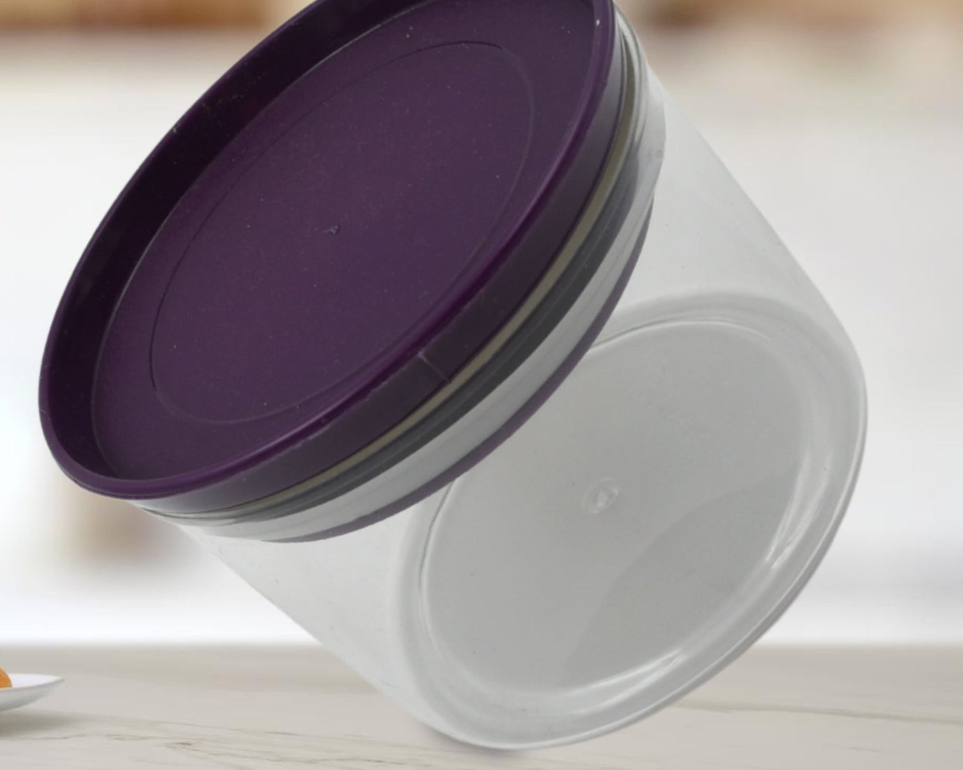 Air Tight & Unbreakable Kitchen Jar Set Food Storage Containers for Dry Fruits, Spices, Snacks, Pulses (2 Pcs Set)