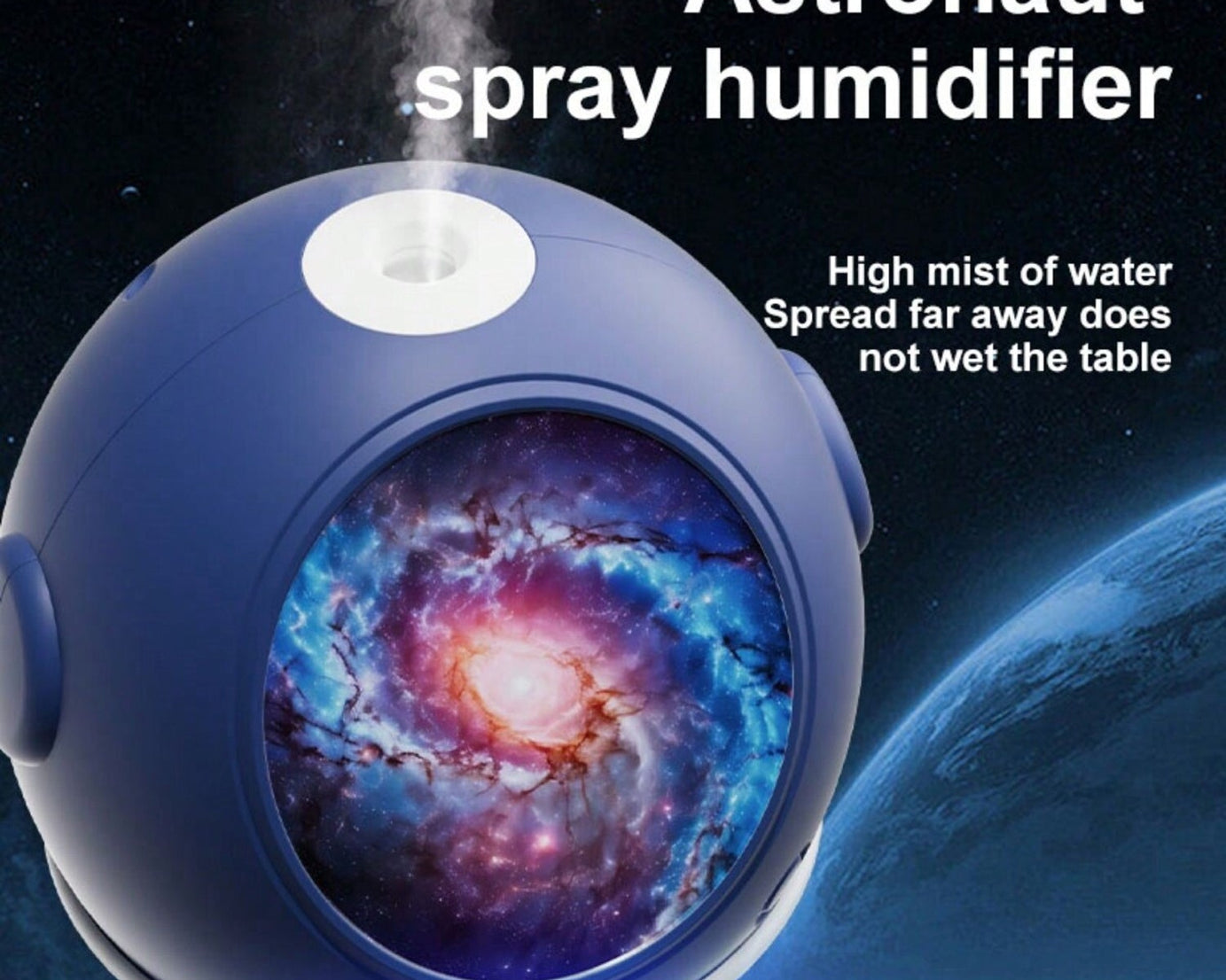 Astronaut Humidifier, Ball Shape Humidifier (1 Pc / 110 ML)