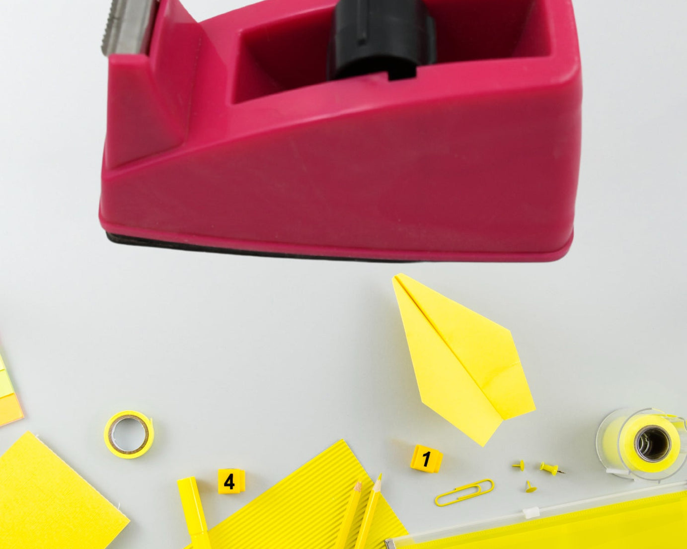 Plastic Tape Dispenser Cutter for Home Office use, Tape Dispenser for Stationary, Tape Cutter Packaging Tape School Supplies (1 pc / 273 Gm)