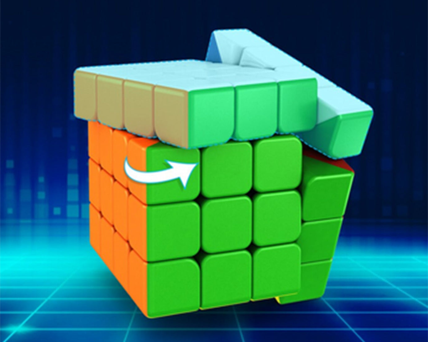 Small Puzzles Cubes 4×4×4 High Speed Sticker Less Magic Cube Game, Kids and Professionals Magic Cube Puzzle Toy, Pack of 1, 8+ Years