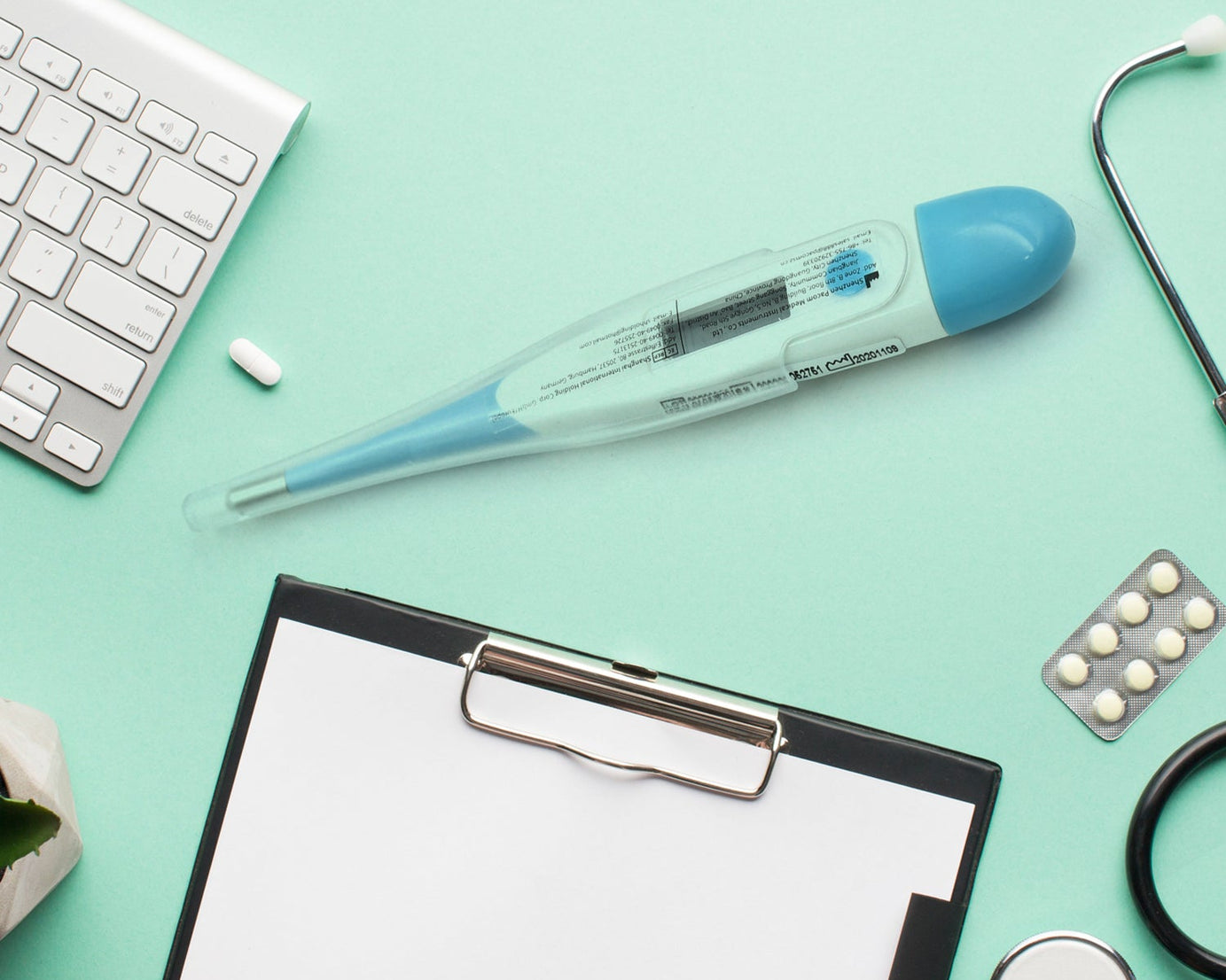 Thermometer for Adults, Child With LCD Backlight Display & Thermometer Cover Thermometer for Fever