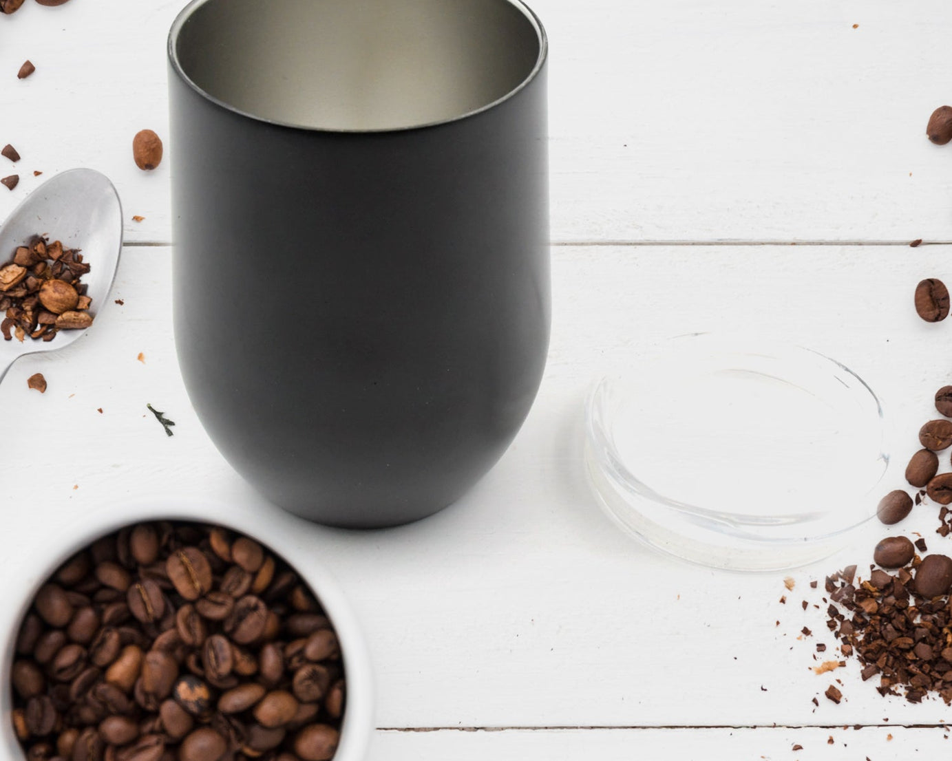 12511 Stainless Steel Vacuum Insulated Travel Mug, Car Coffee Mug / Glass with Lid Reusable Thermal Cup for Coffee Car Travel Beach Camping Hiking Hunting Fishing Drinks Coffee, Tea Mug, Outdoor, Home, Office (1 Pc)