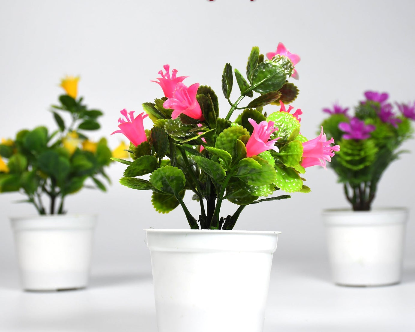 Flower Pot Artificial Decoration Plant | Natural Look & Plastic Material For Home , Hotels , Office & Multiuse Pot