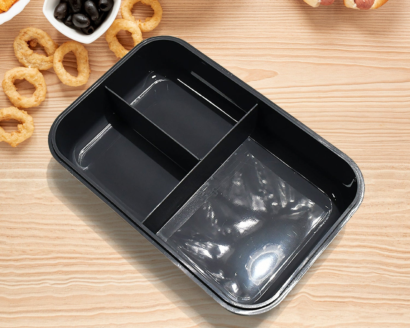 2809 Lunch Box Flex Lock Plastic Liner Lunch Container, Portable Tableware Set for Kid Adult Student Children Keep Food Warm