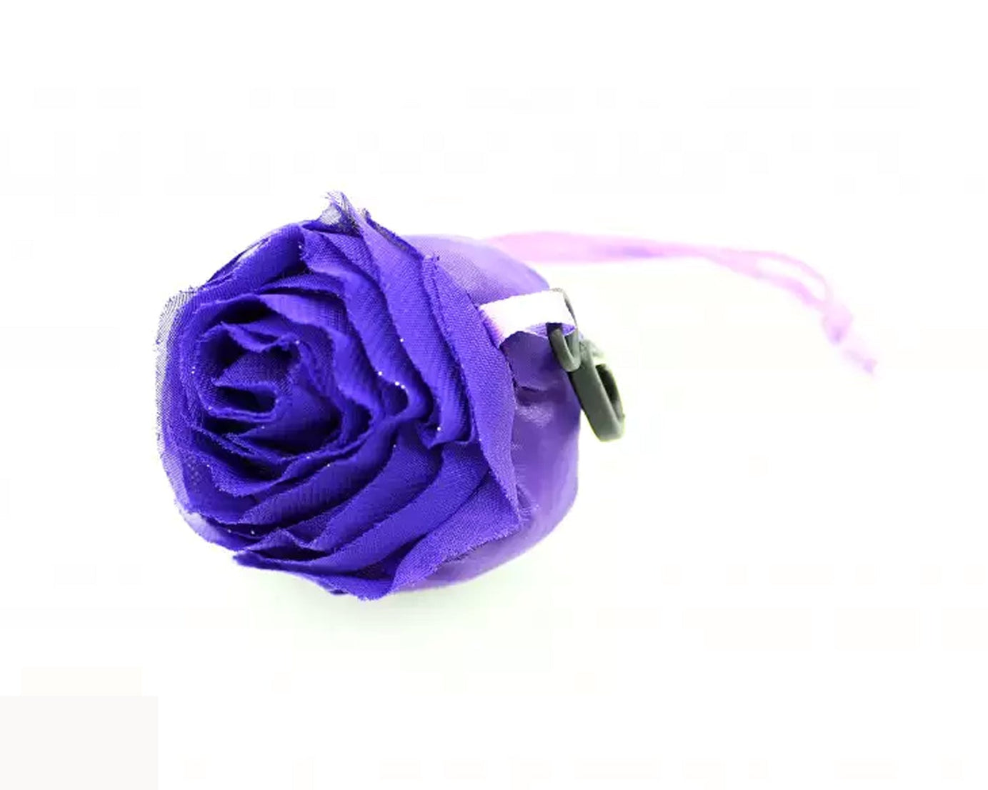 Foldable Nylon Shopping Bag (Rose Design): Reusable, Eco-Friendly (1 Pc)